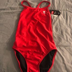 TYR Red Bathing Suit